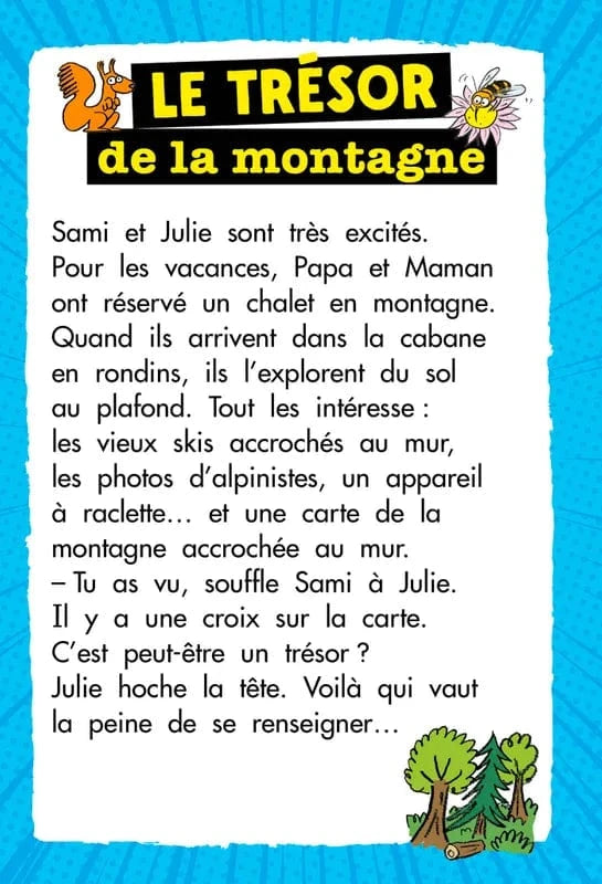 Super énigmes - Sami et Julie - Le trésor de la montagne