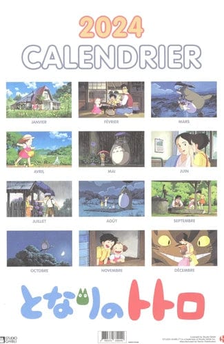 Calendrier 2024 - Mon voisin Totoro