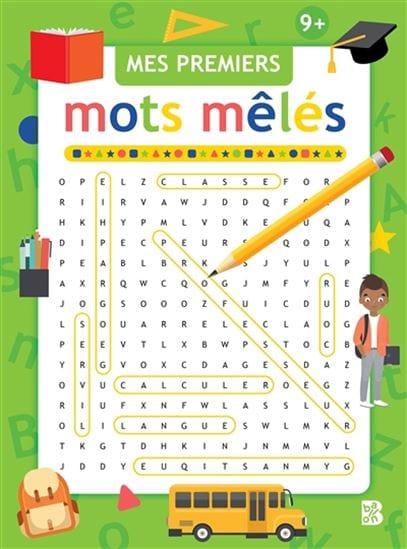 Mes premiers mots mêlés - 9 ans