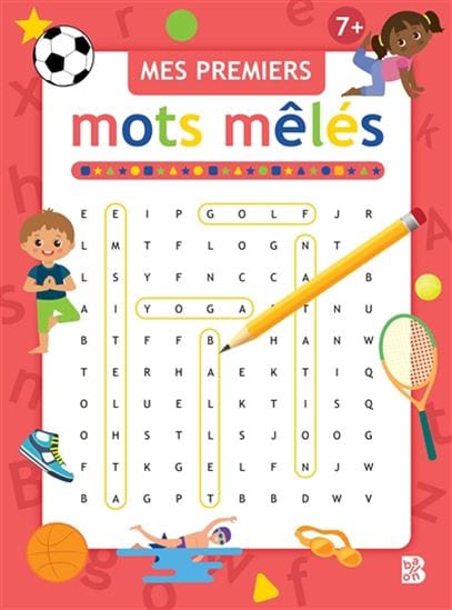 Mes premiers mots mêlés - 7 ans