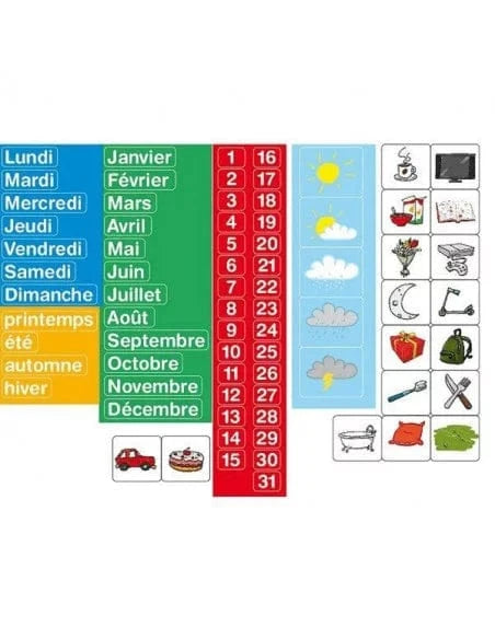 70 magnets calendrier