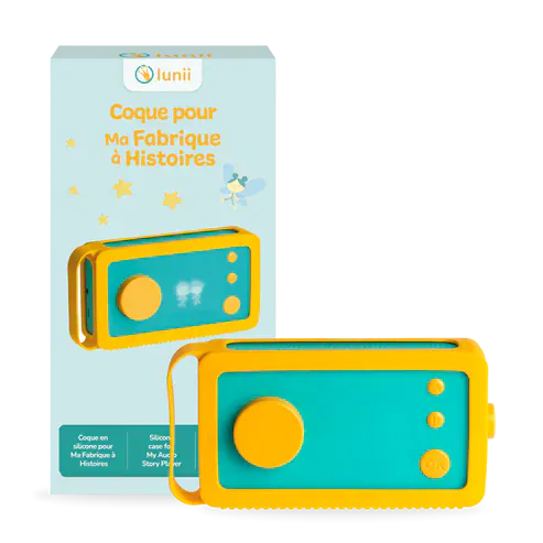 Coque pour ma fabrique à histoire Lunii - jaune