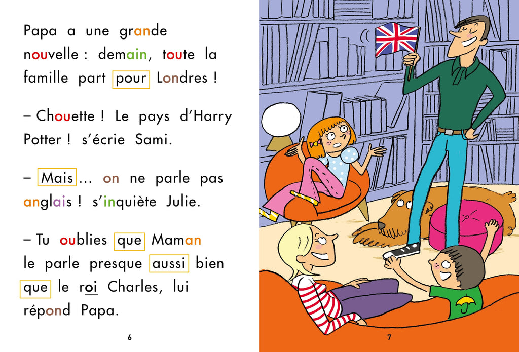 Sami et Julie à Londres - Spécial DYS (dyslexie)