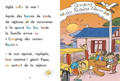 Sami et Julie au camping - Spécial DYS (dyslexie)