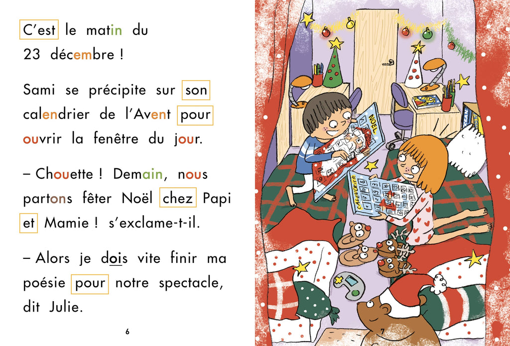 La veillée de Noël - Spécial DYS (dyslexie)