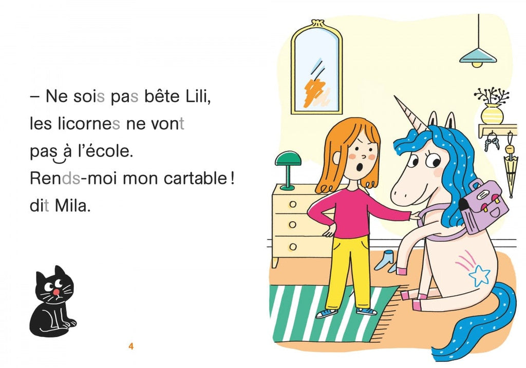 Regarde, je lis ! - Niveau 2 - Une licorne à l'école