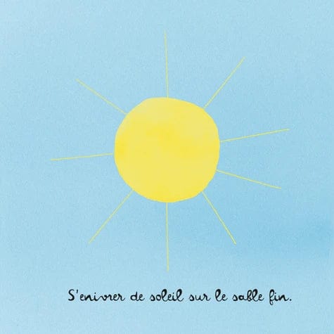 Mon imagier des sensations - Les vacances à la mer