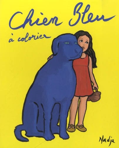 Chien Bleu à colorier
