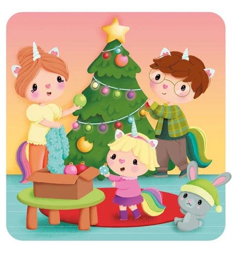 Petite licorne T09 - Petite licorne fête Noël
