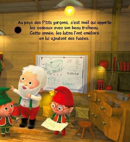 Livre sonore - P'tit garçon - La tournée de Noël