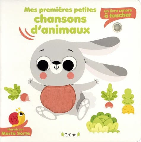 Livre sonore - Mes premières petites chansons d'animaux