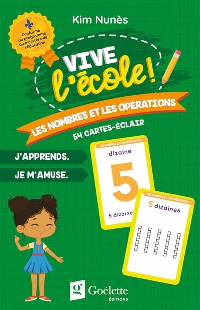 Cartes éclair - Les nombres et les opérations