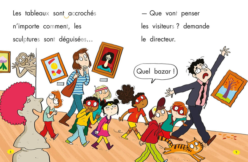 Les Héros de 1re année - Musée en folie - niveau 3