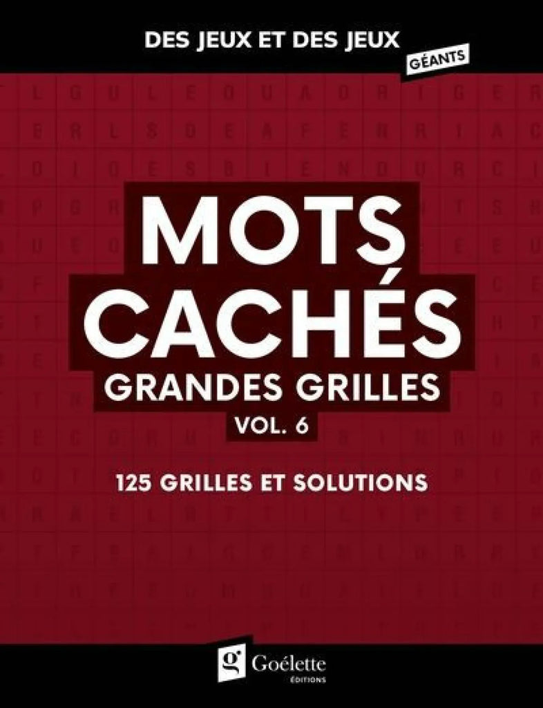 Mots cachés grandes grilles Vol.6
