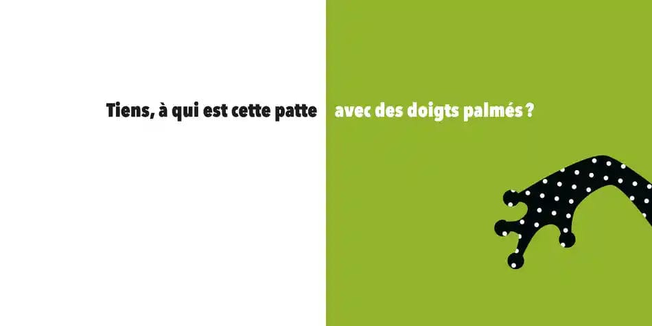 A qui est cette patte ?