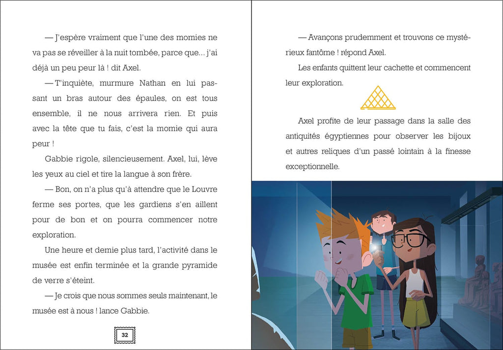 Chasseurs de mystères T08 - Le secret du Louvre