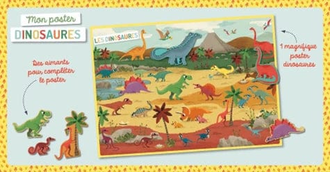 Ma première pochette d'aimants dinosaures