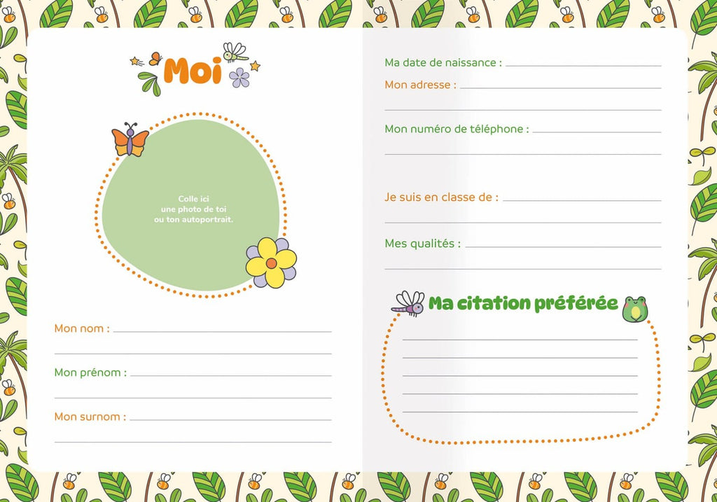 Mon carnet secret - Tigre