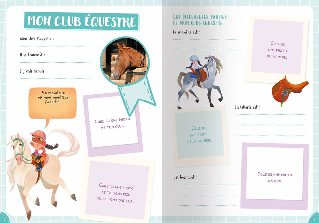 Mon carnet secret - Chevaux