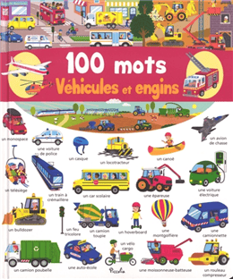 100 mots français et anglais - Véhicules et engins