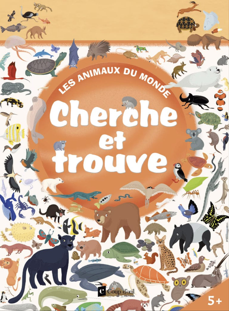 Cherche et trouve effaçable - Les animaux du monde