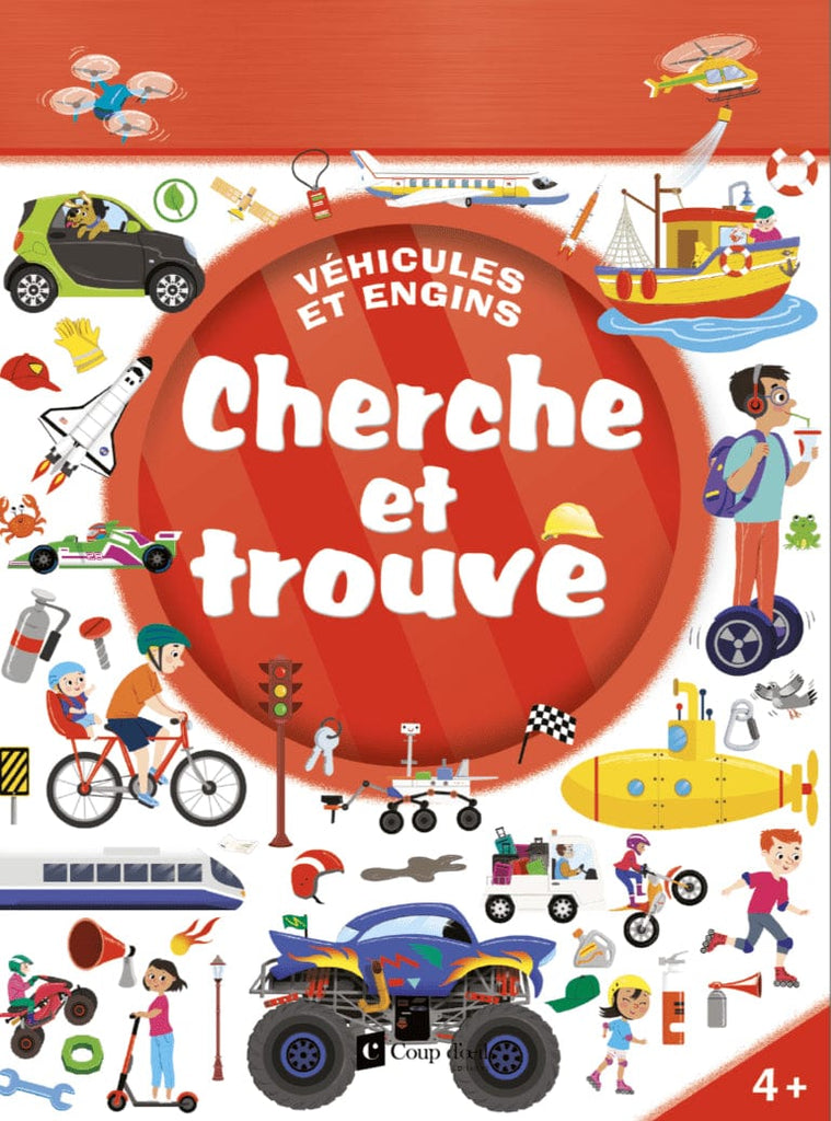 Cherche et trouve effaçable - Véhicules et engins