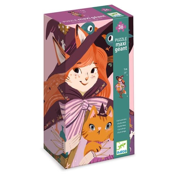 Puzzle Maxi géant - Lily la sorcière - 36 pièces