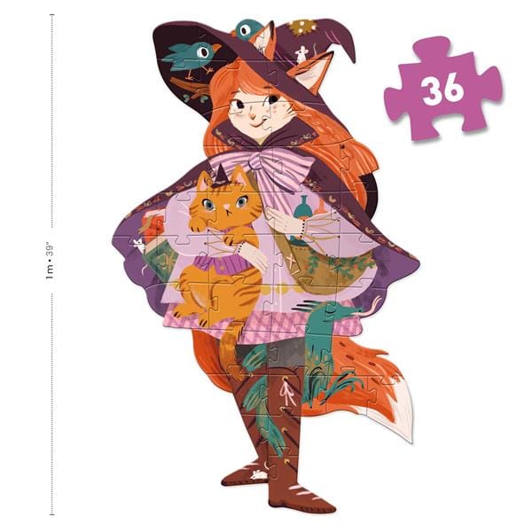 Puzzle Maxi géant - Lily la sorcière - 36 pièces