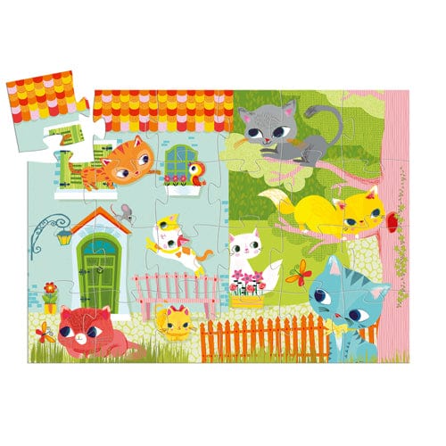 Puzzle Silhouette - Pachat et ses amis (24 pcs)
