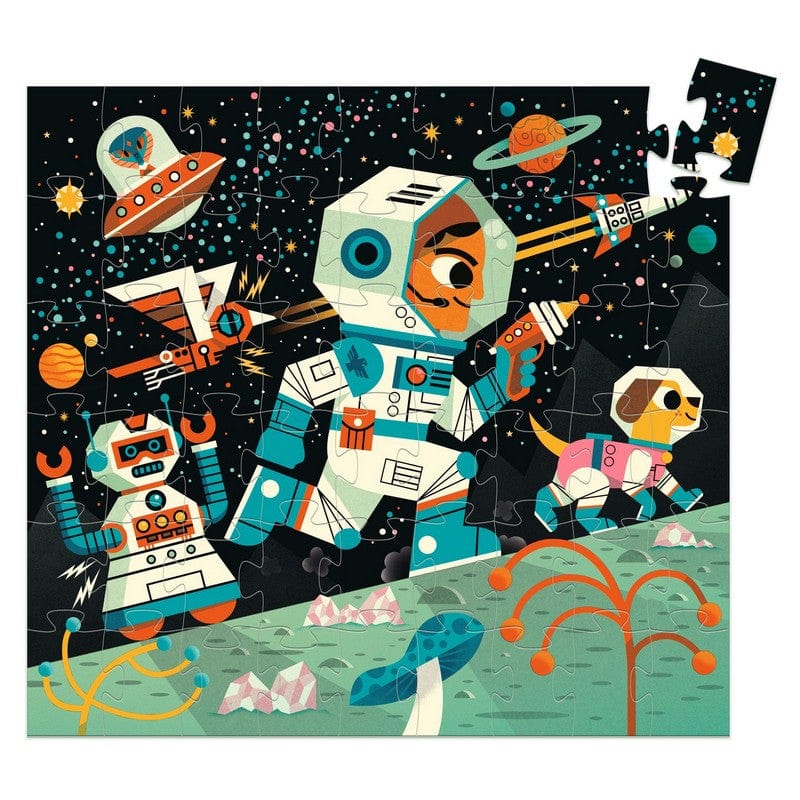 Puzzle Silhouette - Station spatiale (54 pcs)