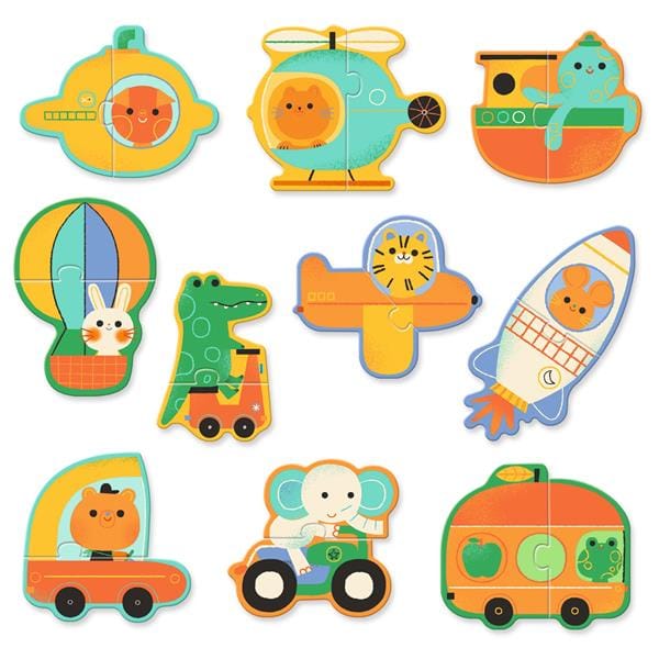 Puzzle Duo - Véhicules