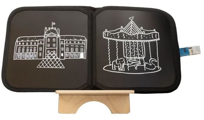 Cahier de coloriage effaçable - Paris