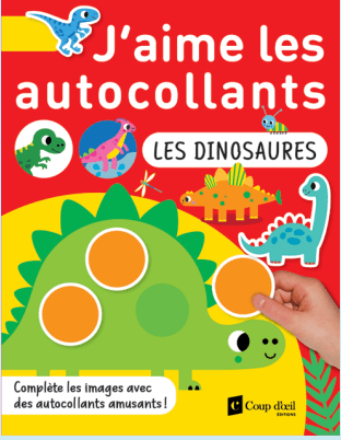 J'aime les autocollants - Les dinosaures