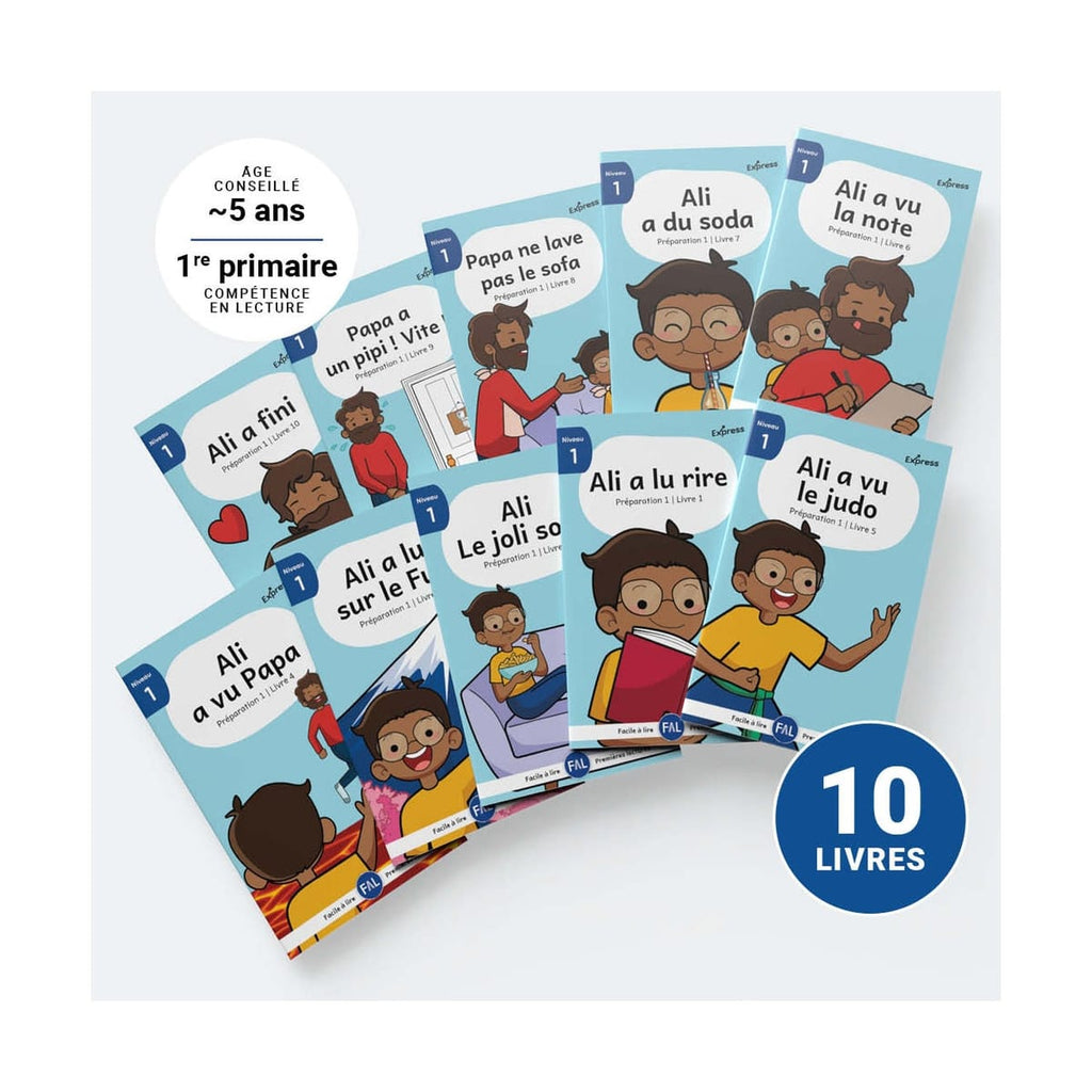 Ensemble Facile à lire - Préparation 1 - série de 10 livres