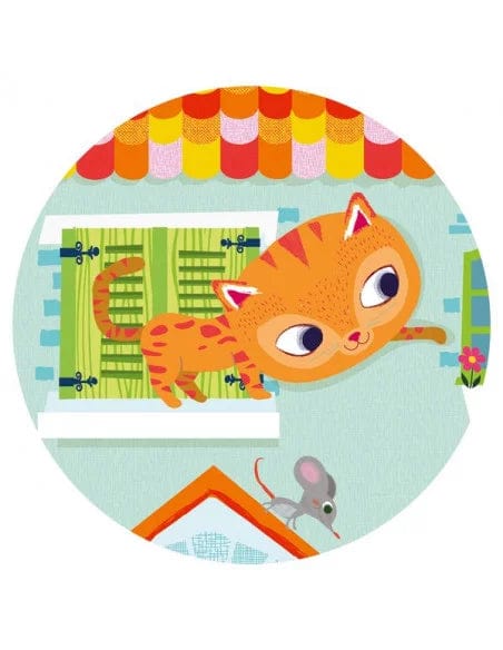 Puzzle Silhouette - Pachat et ses amis (24 pcs)