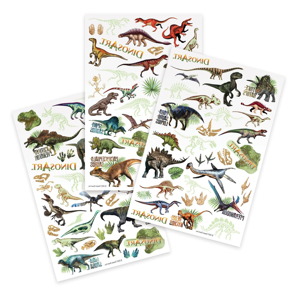 Tatouages temporaires - DinosArt