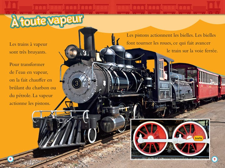 National Geographic kids - Niveau 2 - Les trains