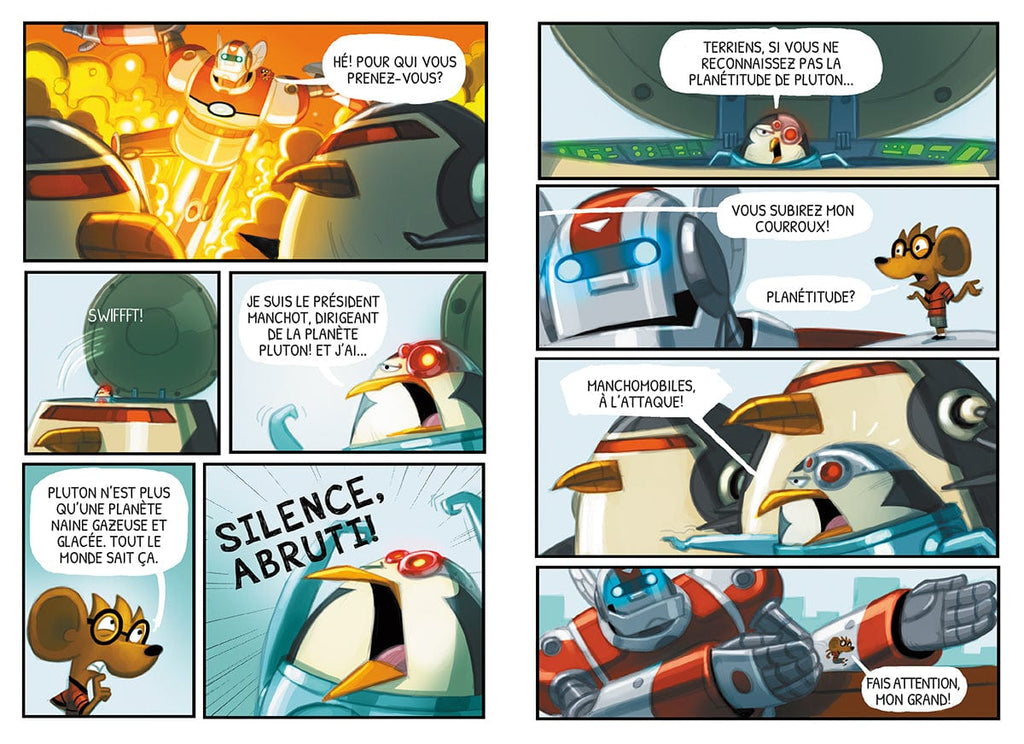 Ricky Ricotta et son robot géant T09 - contre les manchots méga-méchants de Pluton