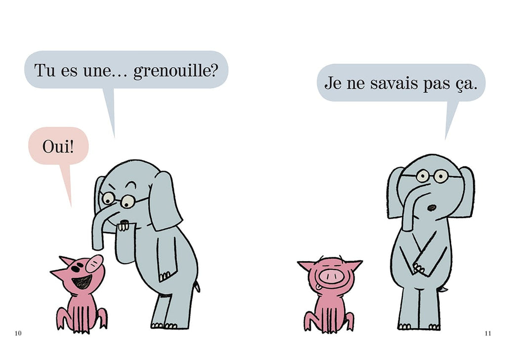 Éléphant et Rosie : Je suis une grenouille