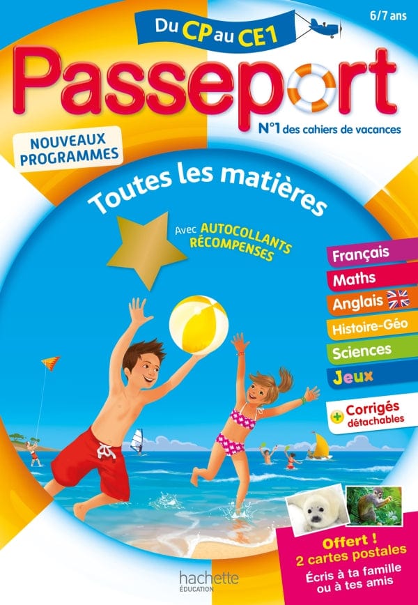 Passeport - Du CP au CE1 ( de la 1re à la 2e année )