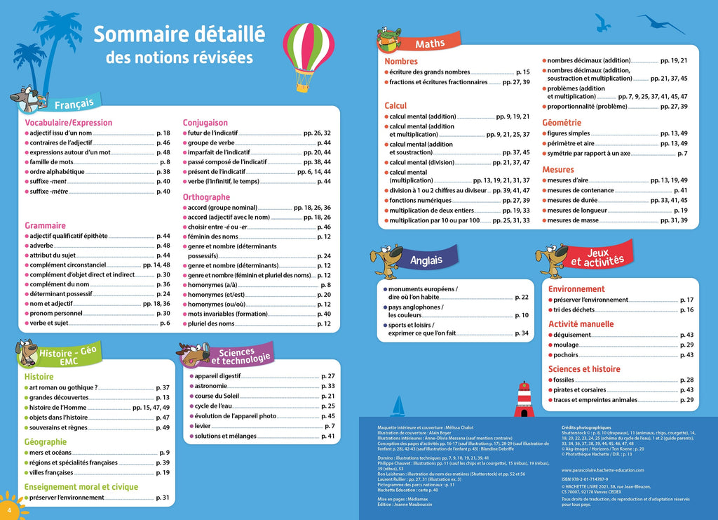 Passeport - Du CM1 au CM2 ( de la 4e à la 5e année )