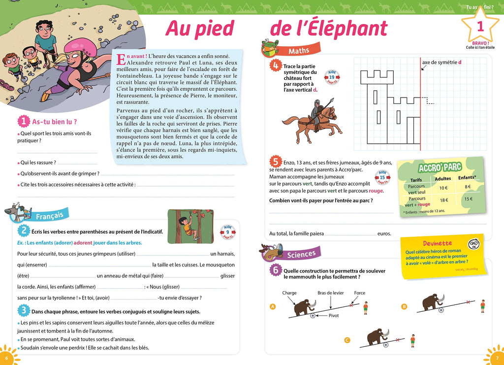 Passeport - Du CM1 au CM2 ( de la 4e à la 5e année )