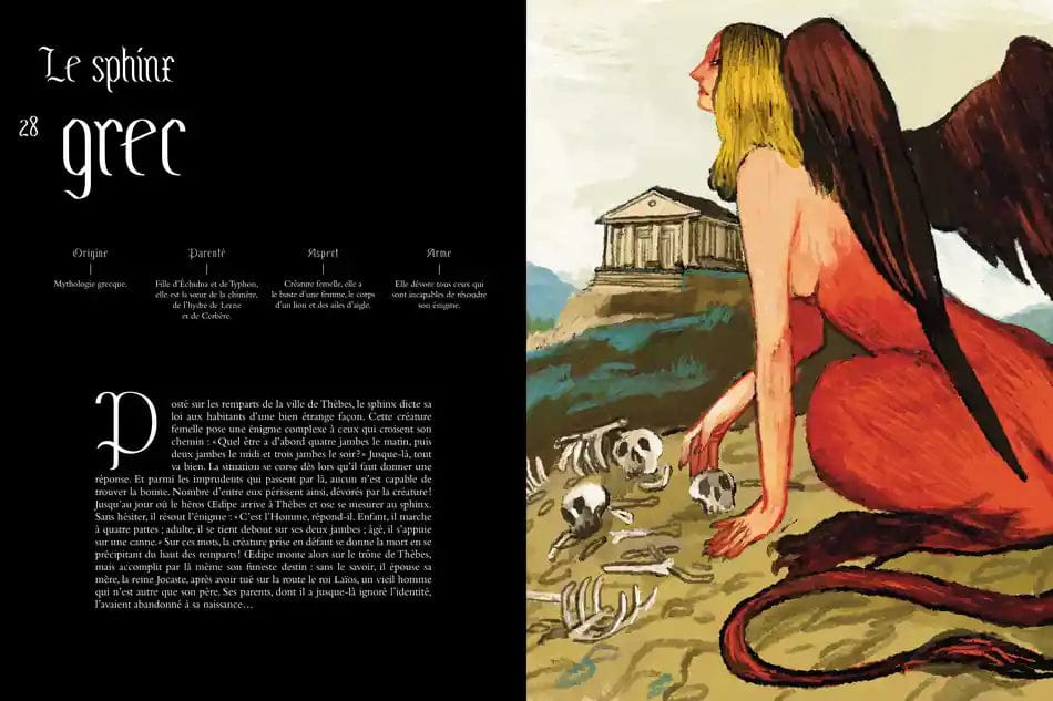 Bestiaire de monstres et créatures