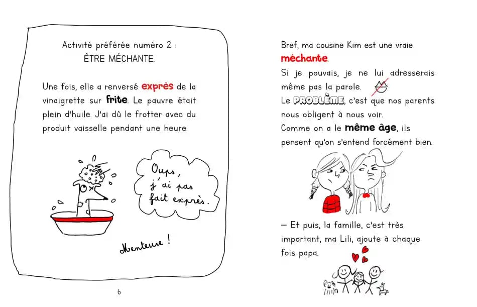 Le journal de Lili Canaille T02 : Ma cousine trop nulle