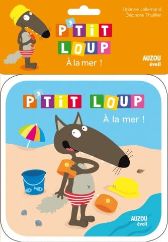 P'tit loup à la mer - livre bain