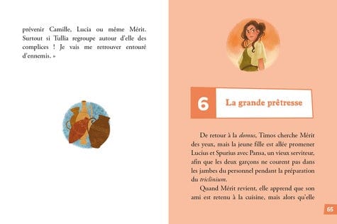 Pas de géant - Les enquêteurs de l'Antiquité T03 - Péril à Rome