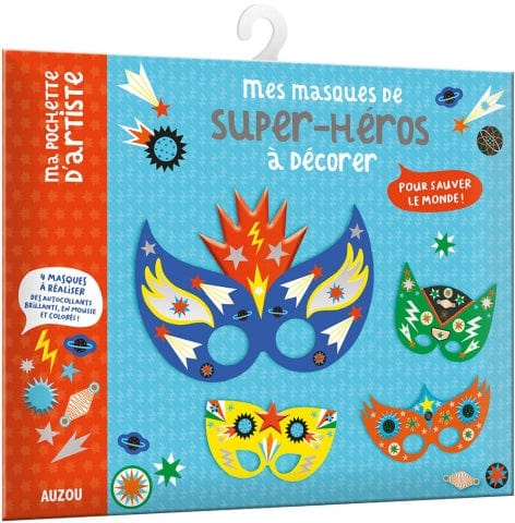 Mes masques de super-héros à décorer
