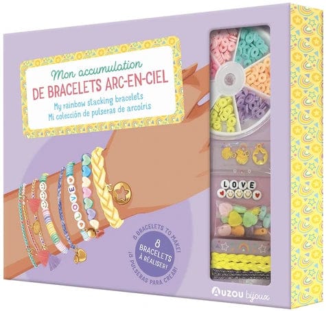 Coffret - Mon accumulation de bracelets arc-en-ciel