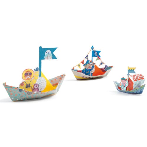 Origami / Bateaux sur l'eau