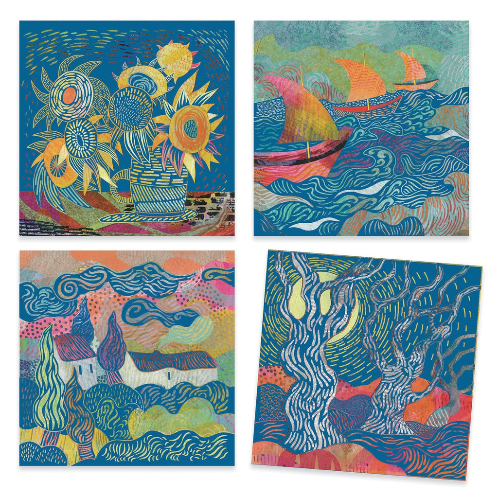 Inspired by Vincent Van Gogh - Le Sud - Cartes à gratter